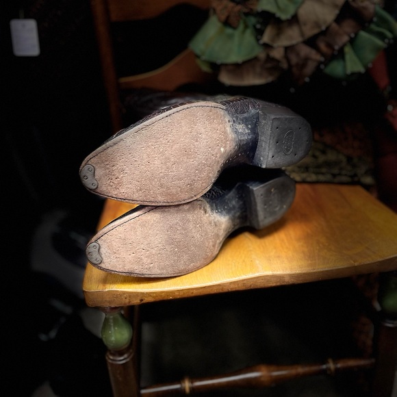 ❤️Vintage Great USED Condition 10B Ostrich leg Nocona Boots - Picture 8 of 12
